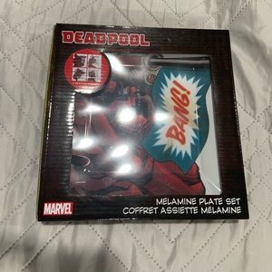 Deadpool Melamine Plate Set